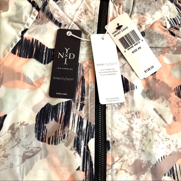 NYDJ Printed Sports Camo Lightweight Windbreaker - Picture 8 of 14